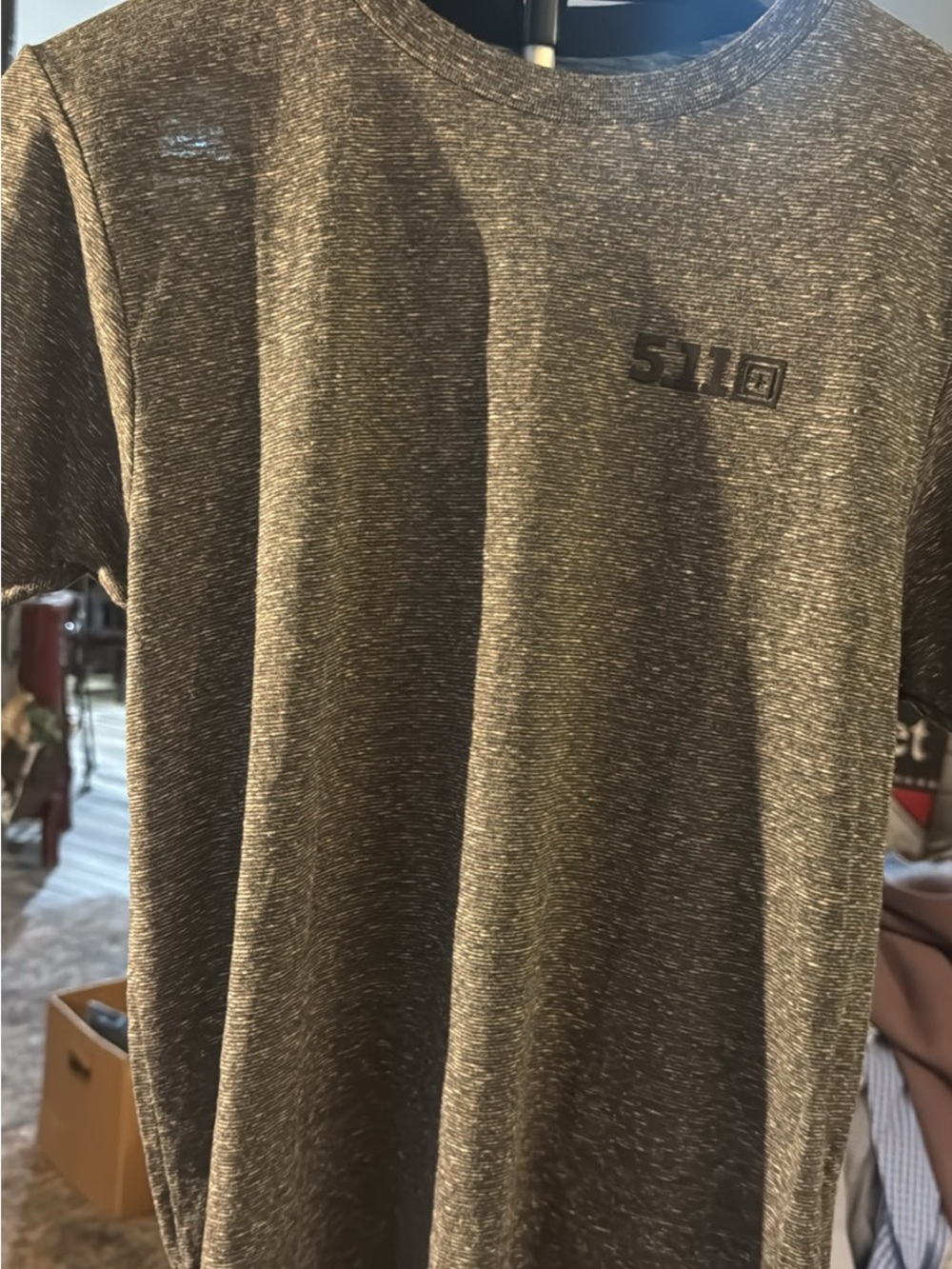 5.11 Tactical Men's Heathered Charcoal Short-Sleeve Tee